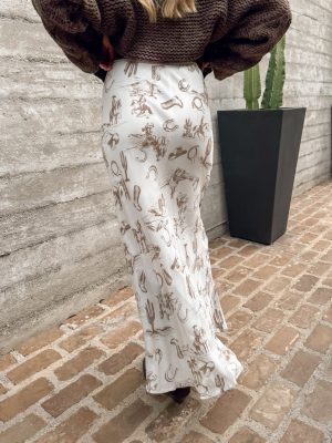 Rancho Western Maxi Skirt