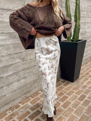 Rancho Western Maxi Skirt