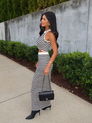 Between the Lines Maxi Skirt – Final Sale